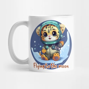 Flying to the moon Mug